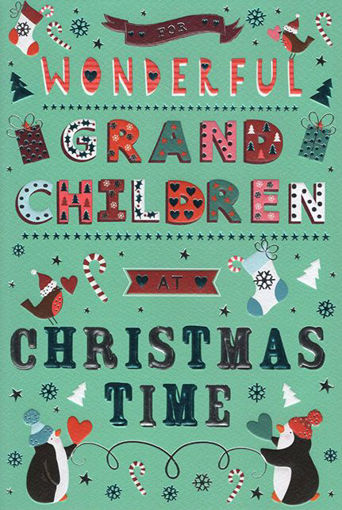 Picture of WONDERFUL GRANDCHILDREN CHRISTMAS CARD